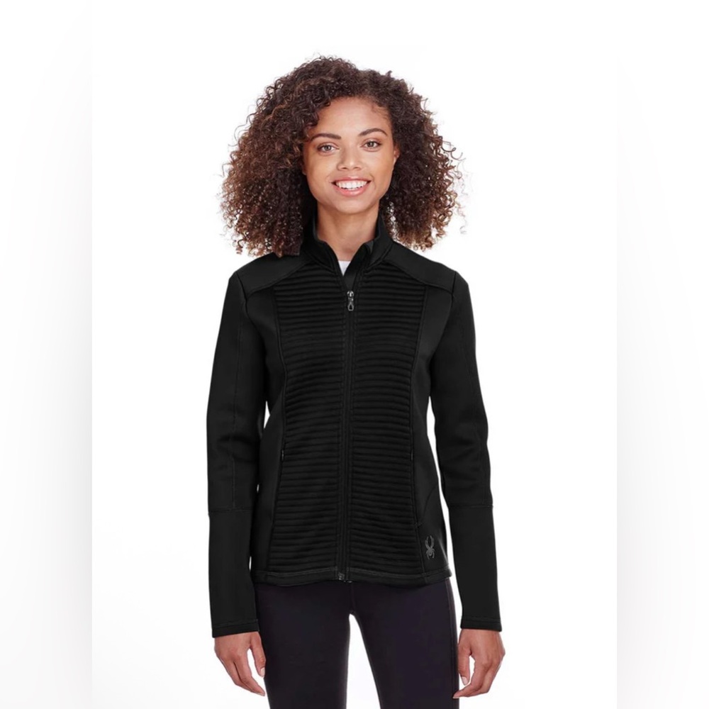 Spyder Women's Black Venom Full-Zip Jacket Size Small Style SPFGD003-01